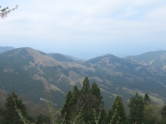 堂平山山頂からの景色