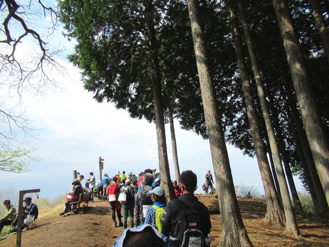 大霧山のチェックポイント