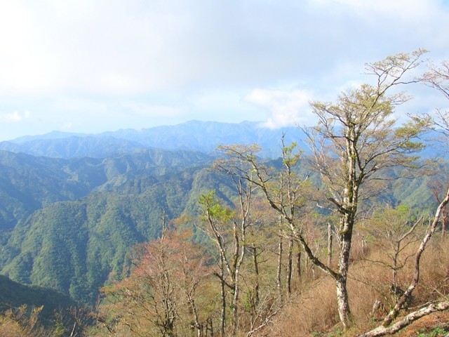 池木屋山山頂の景色