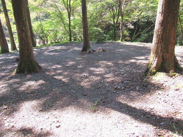 奥山温泉キャンプ場サイト