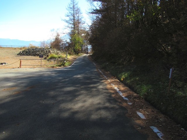 櫛形山から源氏山を目指す場合のルート