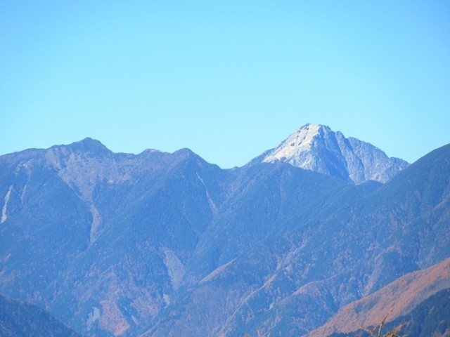 北岳展望デッキからの北岳遠望