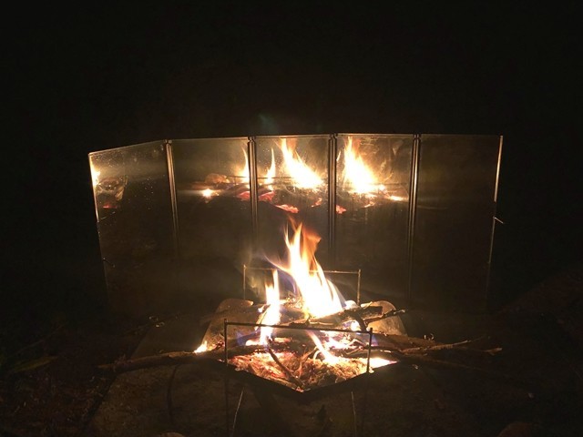 県民の森グリーンロッジの夜景