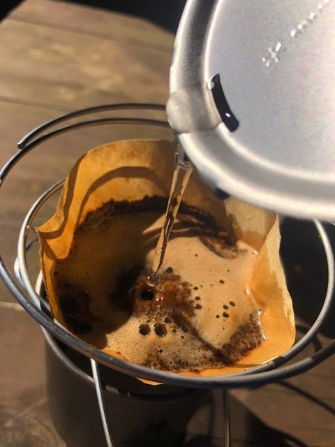 スノーピークチタントレック700の蓋(リッド)お湯が注ぎやすい形状