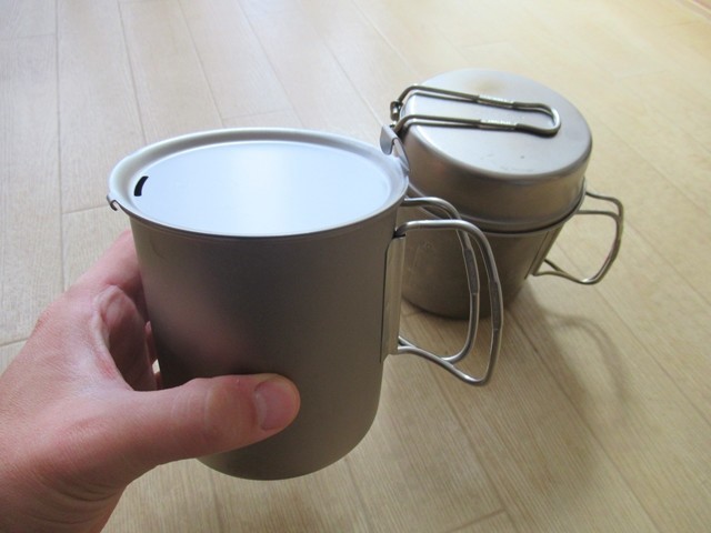 スノーピークチタントレック700をスノーピークチタントレック900の中に収納してる様子