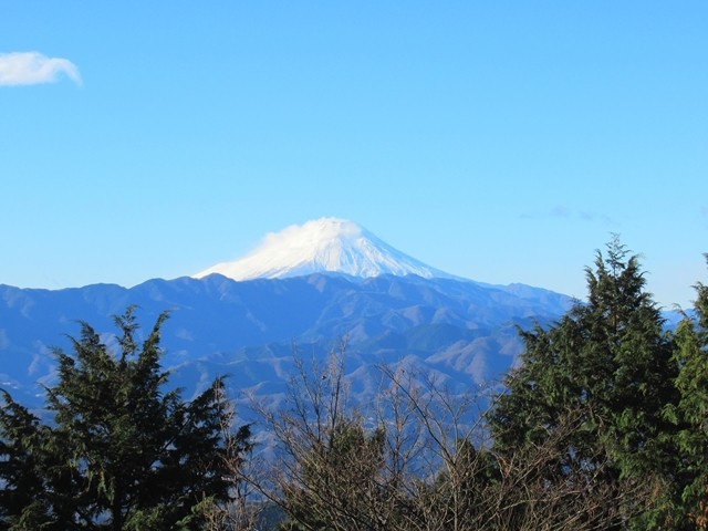 矢ノ音周辺から見る富士山景色