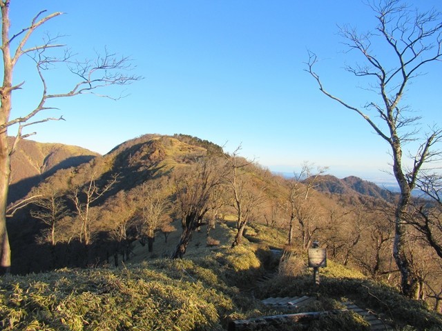 丹沢山を目指して登山再開の様子