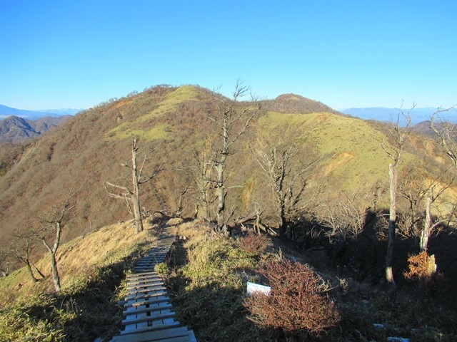 丹沢山から蛭ヶ岳までの登山ルート