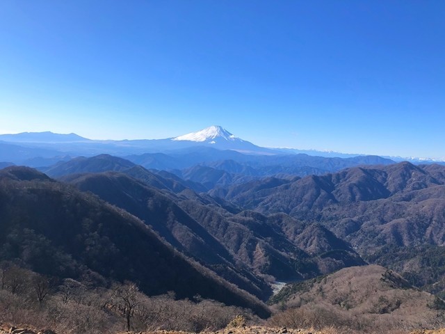 元旦の丹沢山塊