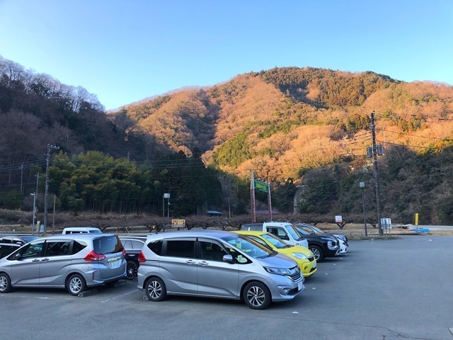 いやしの湯の駐車場