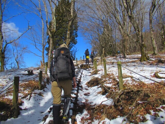 栗ノ木洞から鍋割山までの登山ルート