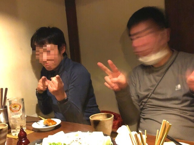 ５代目蔵Dining酒田屋商店で宴会で盛り上がっている様子