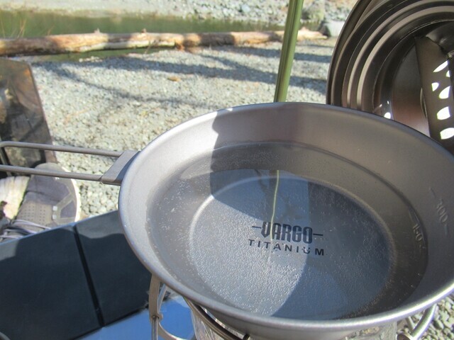 ランタンの芯が2cmあると火力が強い