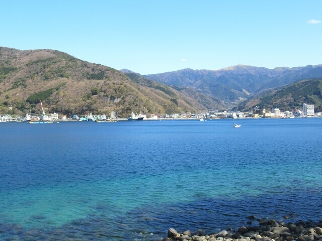 戸田港の透明度