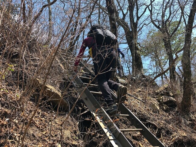 丹沢主稜日帰り縦走登山ルートのはしご