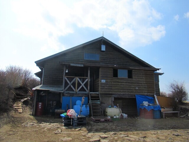 蛭ヶ岳山荘の様子