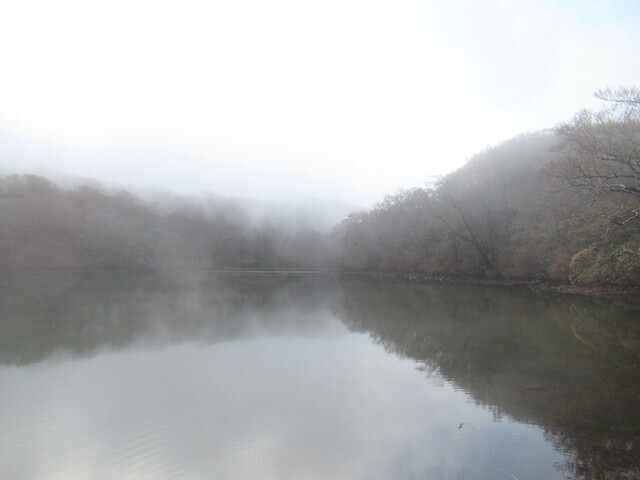 目指す八丁池景色