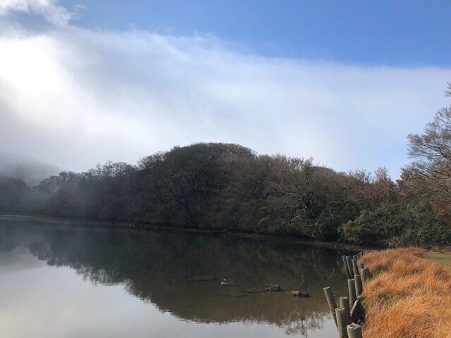 八丁池の水の透明度