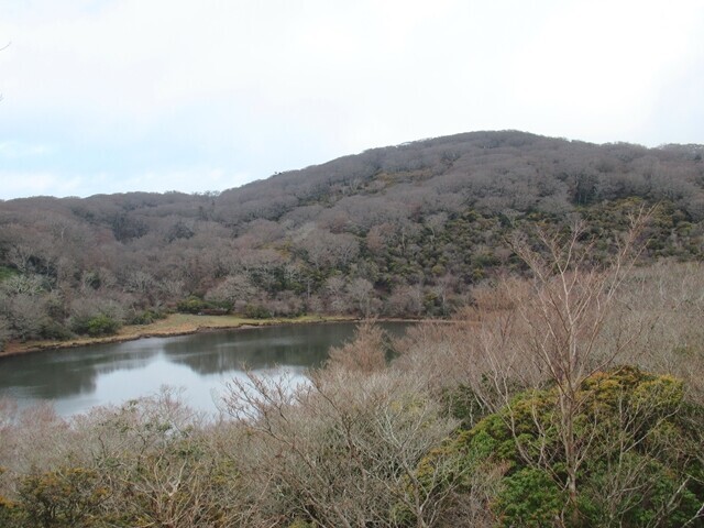 八丁池の展望台からの景色