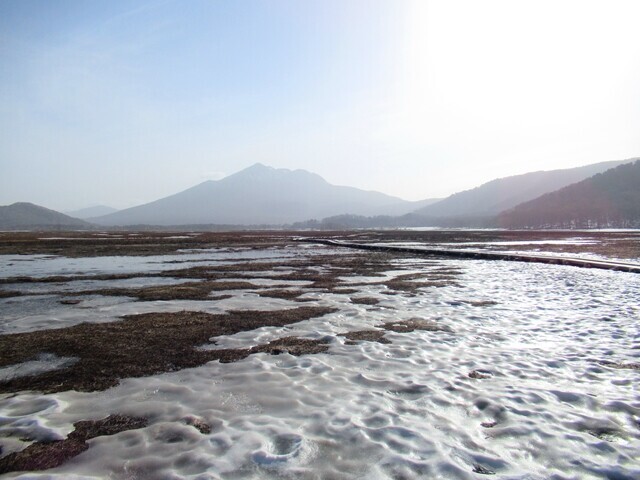 牛首分岐からの燧ヶ岳景色