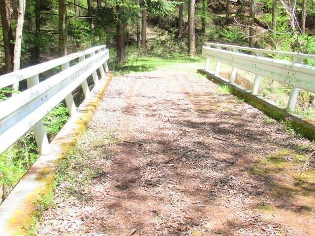 松尾峠ｋら下山すると出てくる橋