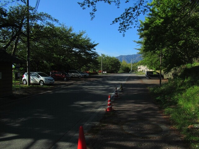 みはらしの湯の駐車場