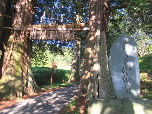 仲仙寺の鳥居