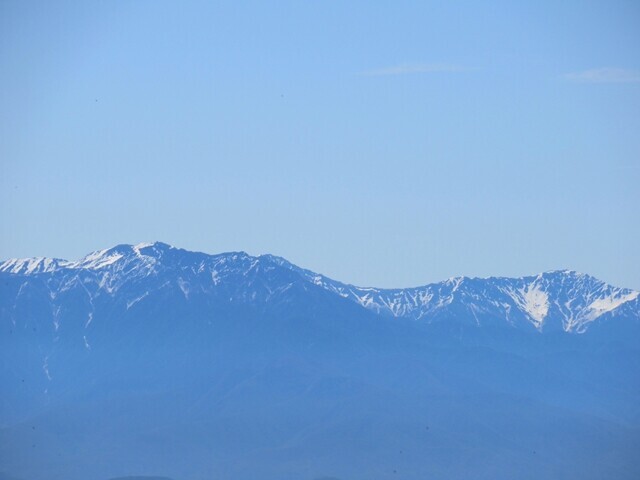 経ヶ岳仲仙寺登山ルートからの景色