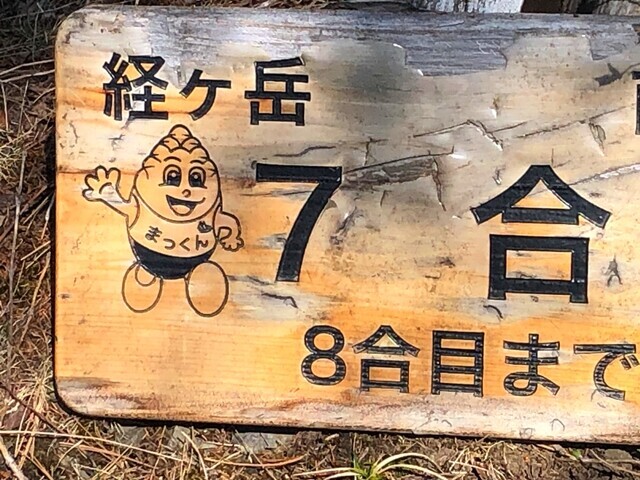 経ヶ岳７合目のまっくん