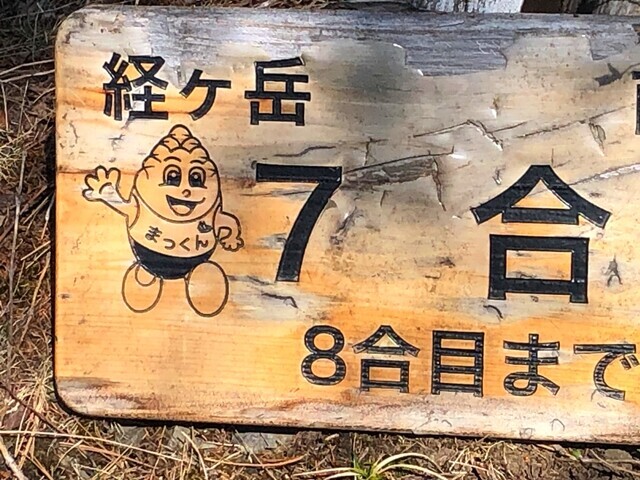 経ヶ岳７合目のまっくん