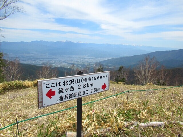 北沢山の山頂