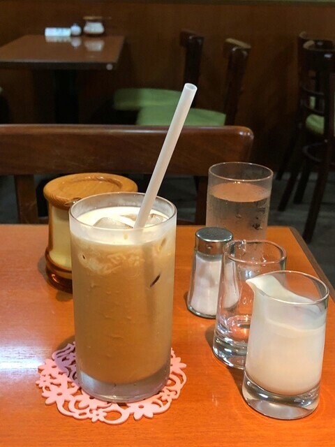 珈琲館 亜羅毘加のアイスコーヒー