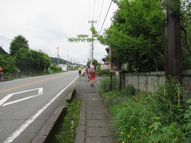 富士山一周ウルトラウォーキングのコースは歩道が狭い所や車道歩きがあ