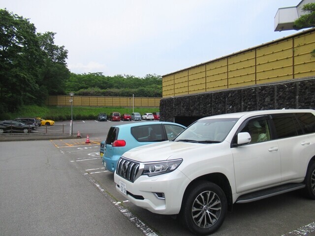 富士山樹空の森の駐車場混雑の様子