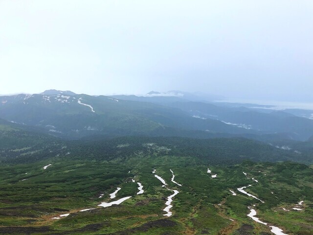 北海岳大雪山景色