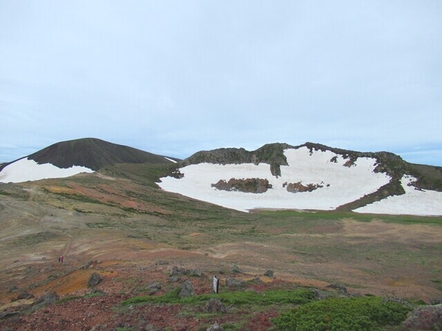 天空縦走路から見る大雪山の山々
