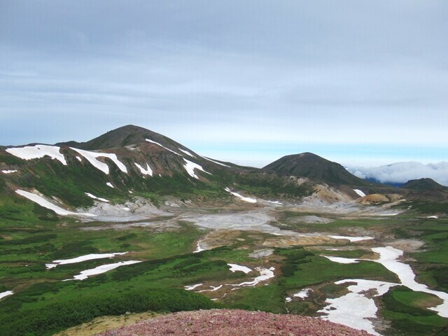 雄大な大雪山の風景