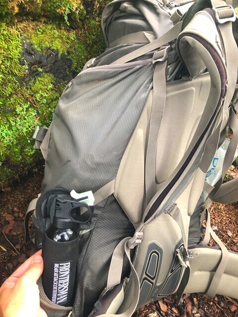 化雲岳登山で使用したクマ除けスプレー