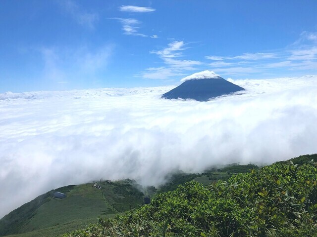 南峰への登山ルート