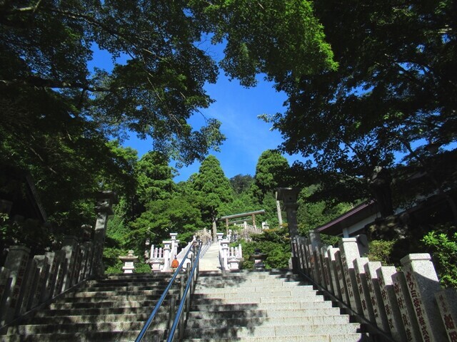 阿夫利神社下社ルートの階段