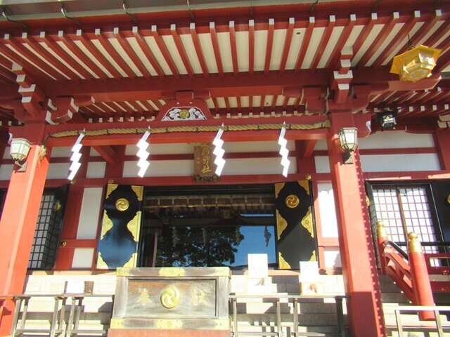 阿夫利神社下社境内と建物