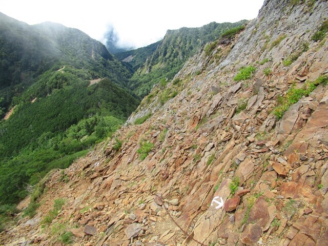 八ヶ岳キレットを利用する場合は登山用ヘルメットが必須