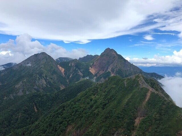 赤岳と八ヶ岳キレット