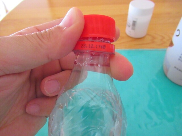 手作りスポーツドリンクに使用したペットボトル