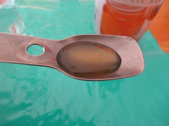 手作りスポーツ飲料に使用するハチミツの量