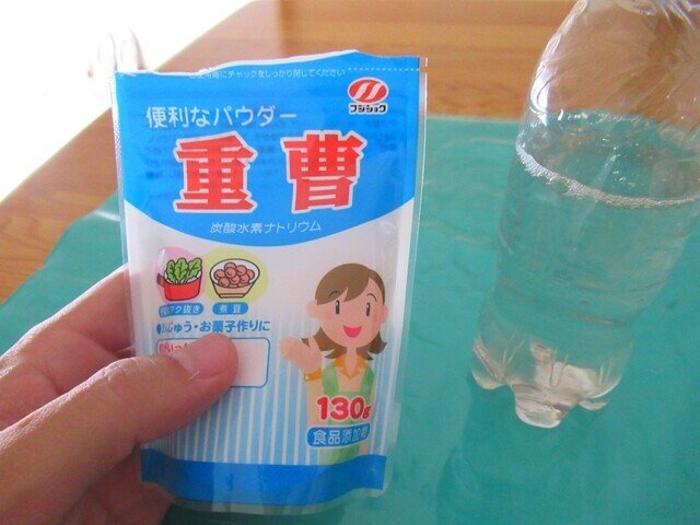重曹を使って炭酸水の作り方