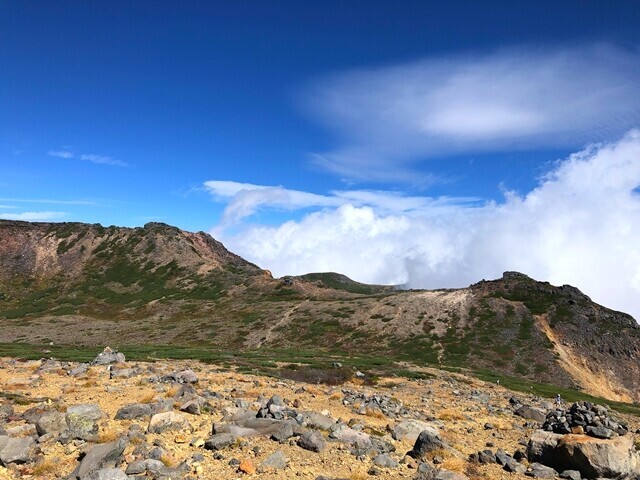 二の池ヒュッテまでの道のりの様子