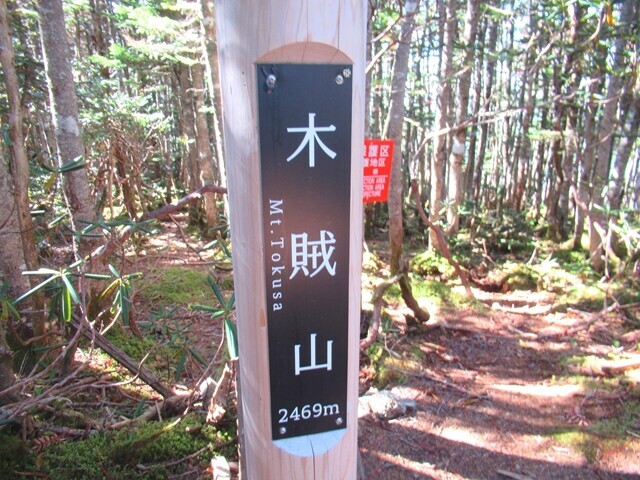 木賊山の山頂