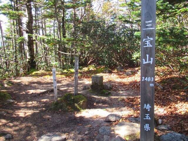 三宝山の山頂