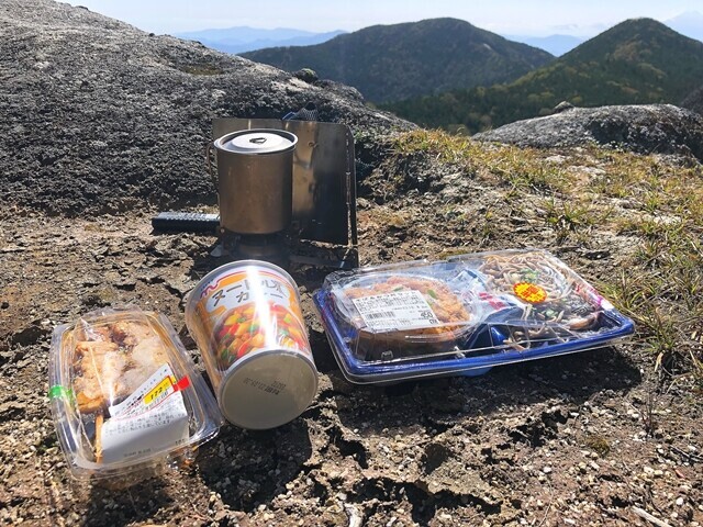 三宝岩で食べたランチ